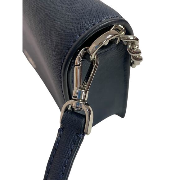 Kate Spade Cameron Converitble Crossbody Navy Blue Gray Saffiano Leather - Picture 11 of 11